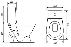 Sanita Унитаз-компакт Самарский 417600 – фотография-5