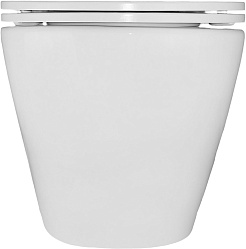 Azario Унитаз подвесной Eclat AZ-2381-A безободковый белый – фотография-5