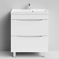 Водолей Тумба с раковиной Лайт 70 белая