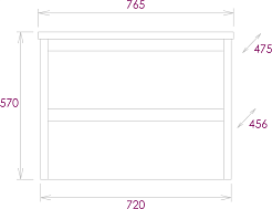 Onika Мебель для ванной Амара 75.13 подвесная баменда – фотография-13