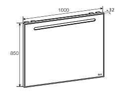 Roca Зеркало Gap 100 – фотография-2