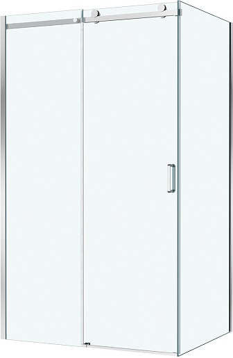 BelBagno Душевой уголок Soft Close-2 SOFT_CLOSE-2-AH-1-130/80-C-Cr 130x80 профиль хром стекло прозрачное – фото-1