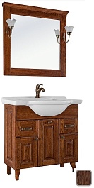 Водолей Мебель для ванной Дубини 85 венге – фотография-1