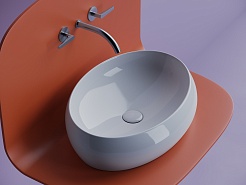 Ceramicanova Мебельная раковина Element 56 CN5033 белая – фотография-2