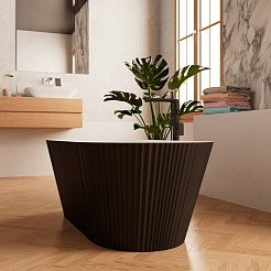 Frank Акриловая ванна 170х75 F6103 white/black – фотография-5