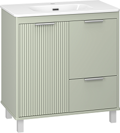 Brevita Мебель для ванной Risacca Pistachio 80 фисташковый – фотография-4