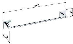 Bemeta Держатель для полотенец Beta 132104042 – фотография-2