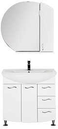 Aquanet Мебель для ванной "Моника 85" белый – фотография-1