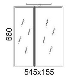  Зеркальный шкаф "Ginza" – фотография-3