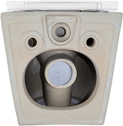 Azario Унитаз подвесной Eclat AZ-2381-A безободковый белый – фотография-16