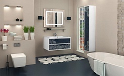 Акватон Мебель для ванной "Римини 100" ажур – фотография-4