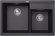 Florentina Мойка кухонная Касси 780 антрацит