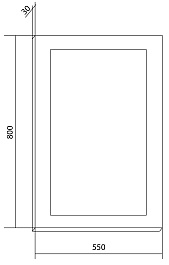Бриклаер Тумба с раковиной Вега 60 2 ящика белая – фотография-10