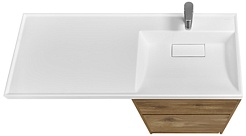 Акватон Тумба с раковиной Лондри 60 R дуб рустикальный – фотография-2