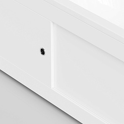 Водолей Экран под ванну двери купе 180 см белый – фотография-9