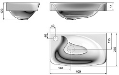 Velvex Мебель для ванной Bio 40 – фотография-10