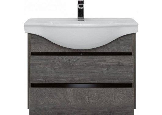 Aquanet Тумба с раковиной Сидней 80 дуб рошелье – фотография-10