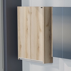 СанТа Навесной шкаф Уран 60x75 над стиральной машиной дуб австрийский – фотография-4