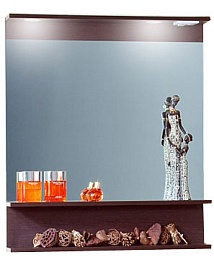 Бриклаер Зеркало для ванной Чили / Куба 80 венге – фотография-1