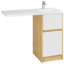 Акватон Фасад для тумбы Лондри 40 белый – фотография-4