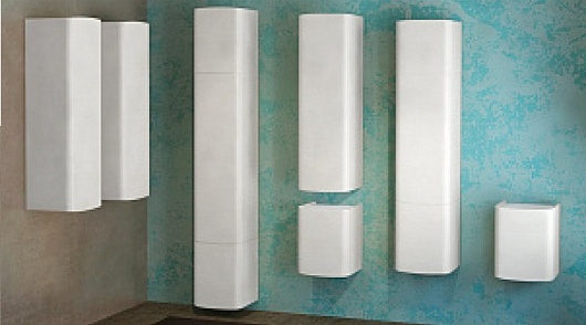 Velvex Пенал для ванной Iva 110 белый – фотография-4