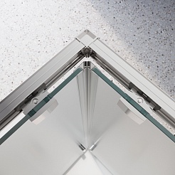 BelBagno Душевой уголок Luce 145/115 LUCE-AH-22-145/115-C-Cr профиль хром стекло прозрачное – фотография-2