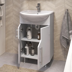 Vigo Мебель для ванной Turin 50 белая – фотография-6