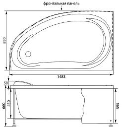Aquanet Акриловая ванна Maldiva L – фотография-5