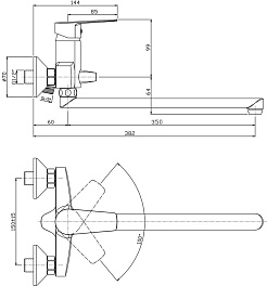 Zollen Смеситель Bergen BE62610141 – фотография-2