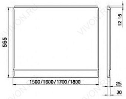 Ravak  Экран для ванны Ravak U 150 – фотография-2
