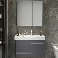 Ceruttispa Мебель для ванной Oglio 70 подвесная серая