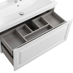 Cezares Тумба с раковиной Giubileo 100 подвесная брашированный ясень – фотография-6