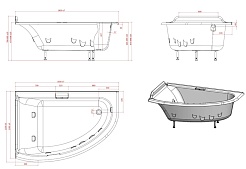 Astra-Form Ванна из искусственного камня Анастасия L – фотография-3