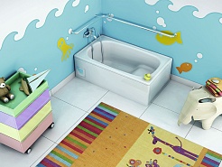 Koller Pool Стальная ванна 105x70E с сиденьем – фотография-2