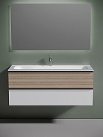 Sancos Мебель для ванной Delta 120 дуб светлый/белый