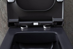 Allen Brau Унитаз подвесной Infinity 4.21011.AN антрацит с крышкой 4.21014.AN – фотография-22