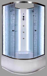 DTO Душевая кабина ЕМ4590 N (без крыши) LED с гидромассажем – фотография-1