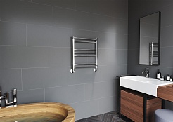 Lemark Полотенцесушитель водяной Lemark Poseidon П7 500x600 хром – фотография-3