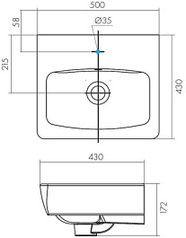 Акватон Мебельная раковина Нео 50 – фотография-3