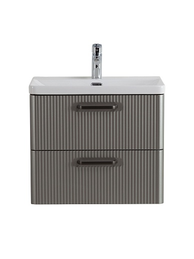 BelBagno Тумба с раковиной Due 50 подвесная Сатин ручки Матовый тёмный никель – картинка-9