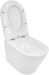 Azario Унитаз подвесной Teramo AZ-0053-UQ3 безободковый белый – фотография-5