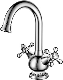 D&K Смеситель "Hercules Hessen DA1422141" для раковины – фотография-1