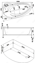 Bas Акриловая ванна Фэнтази 150 L – фотография-2