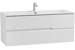 Cezares Тумба с раковиной Duet 120 подвесная CZR-8073-120 bianco lucido – фотография-1