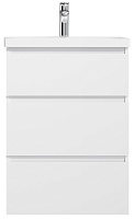 Am.Pm Тумба под раковину Gem S 60 белый глянец,напольная, с 3 ящиками