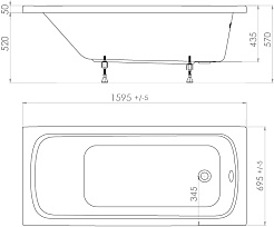 Triton Акриловая ванна Стандарт 160x70 – фотография-9