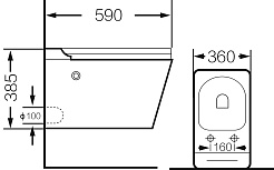 Grossman Унитаз подвесной Impuls GR-5501 белый – фотография-9