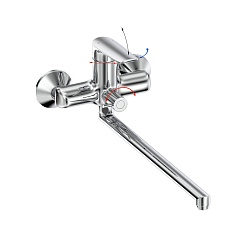 Tokito Смеситель для ванны TOKITO MISAWA хром TOK-MIS-1015 – фотография-8