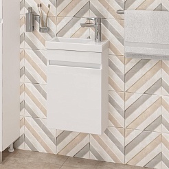 Onika Тумба с раковиной Милтон 40 R подвесная белая – фотография-2