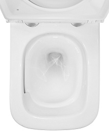 Azario Унитаз подвесной Fote AZ-116-UQ3 безободковый белый – фотография-13